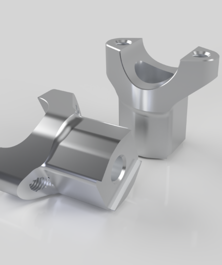 Handlebar risers 10mm 50cc